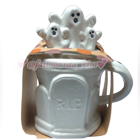 Ghost RIP mug with topper new with tags - Picture 15 of 15